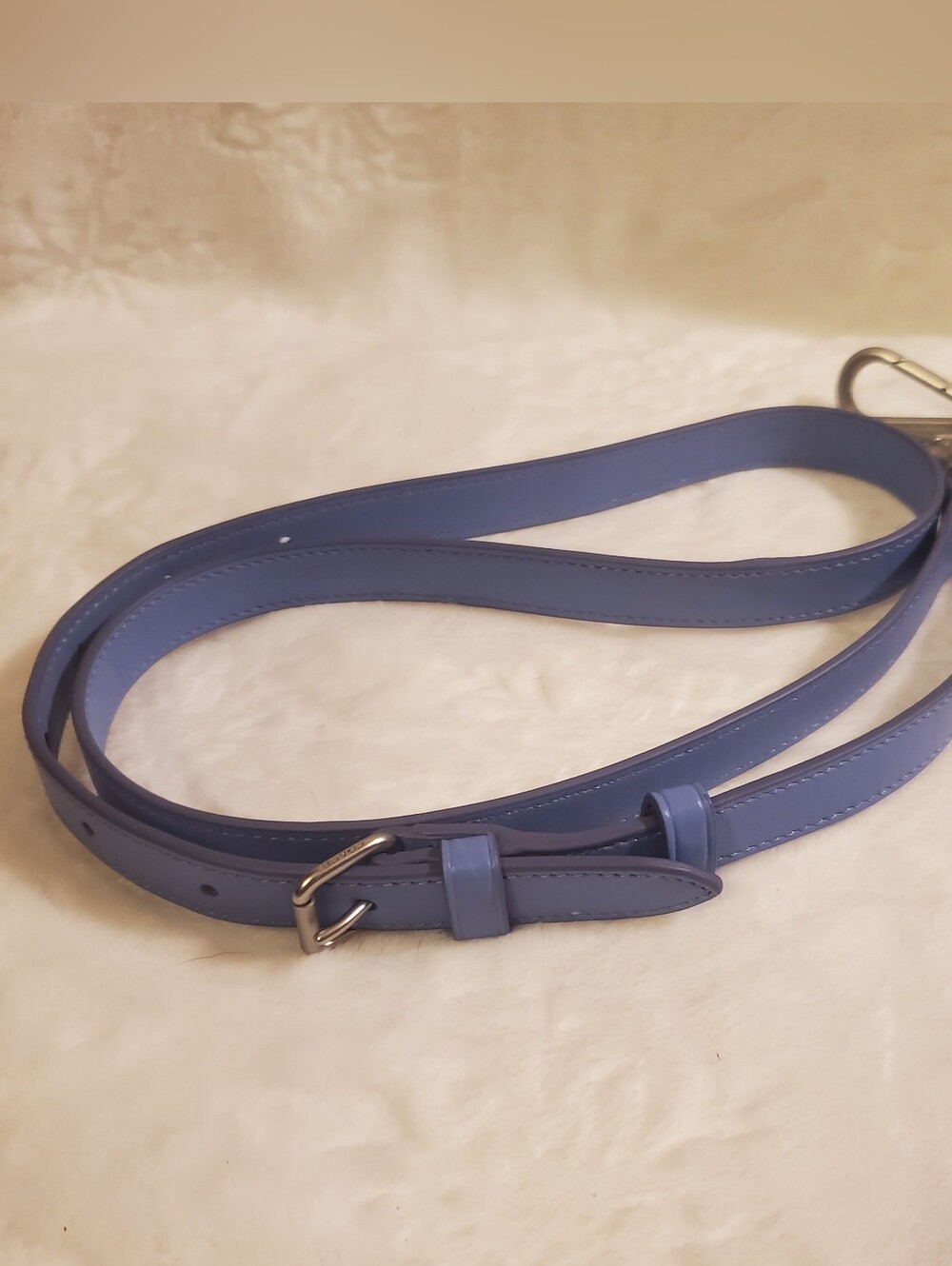 Coach Replacement Strap For Purse Bag Tote Silver Hardware Periwinkle
